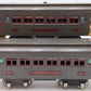 Lionel Vintage O Gauge New York Central Grey Tinplate Passenger Cars 605,606[2]