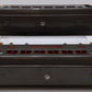 Lionel Vintage O Gauge New York Central Grey Tinplate Passenger Cars 605,606[2]