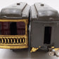 Lionel Vintage O Gauge New York Central Grey Tinplate Passenger Cars 605,606[2]