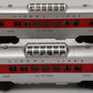 Lionel 2442 Lionel Lines Clifton Red Stripe Illuminated Vista Dome Cars [2]