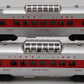 Lionel 2442 Lionel Lines Clifton Red Stripe Illuminated Vista Dome Cars [2]