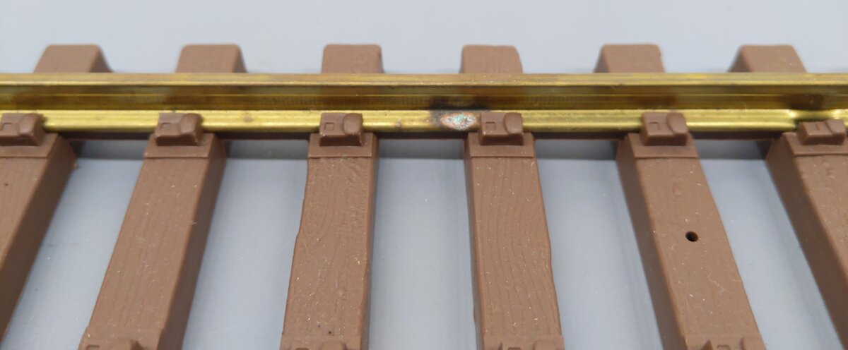 Lionel 8-82002 G Scale Brass Straight Tracks (18) VG