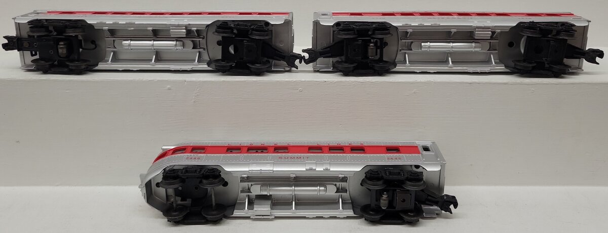 Lionel Vintage O Lionel Lines Red Stripe Passenger Cars 2444, 2445, 2446 [3]