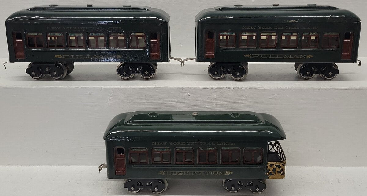Lionel Vintage O Prewar Tinplate Passenger Cars 610, 612 [3]