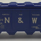 Lionel 6-9135 O Gauge Norfolk & Western Covered 4-Bay Hopper EX/Box