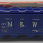 Lionel 6-9135 O Gauge Norfolk & Western Covered 4-Bay Hopper EX/Box