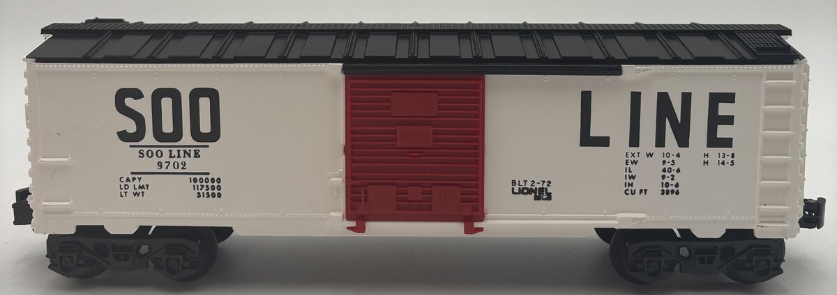 Lionel 6-9702 O Gauge SOO Line Box Car VG/Box