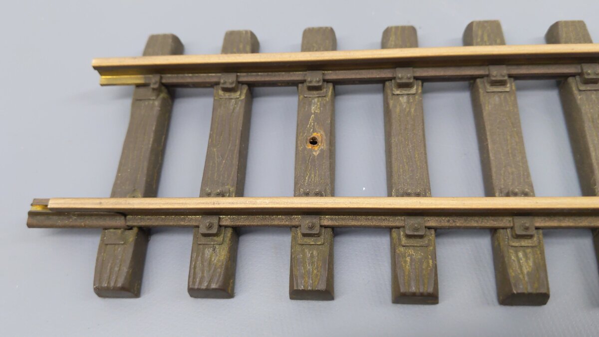 LGB G Scale Assorted Brass Straight Track Sections [17] EX