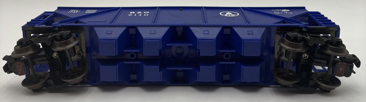 Lionel 6-9130 O Gauge Baltimore & Ohio Blue Quad Hopper Car EX/Box