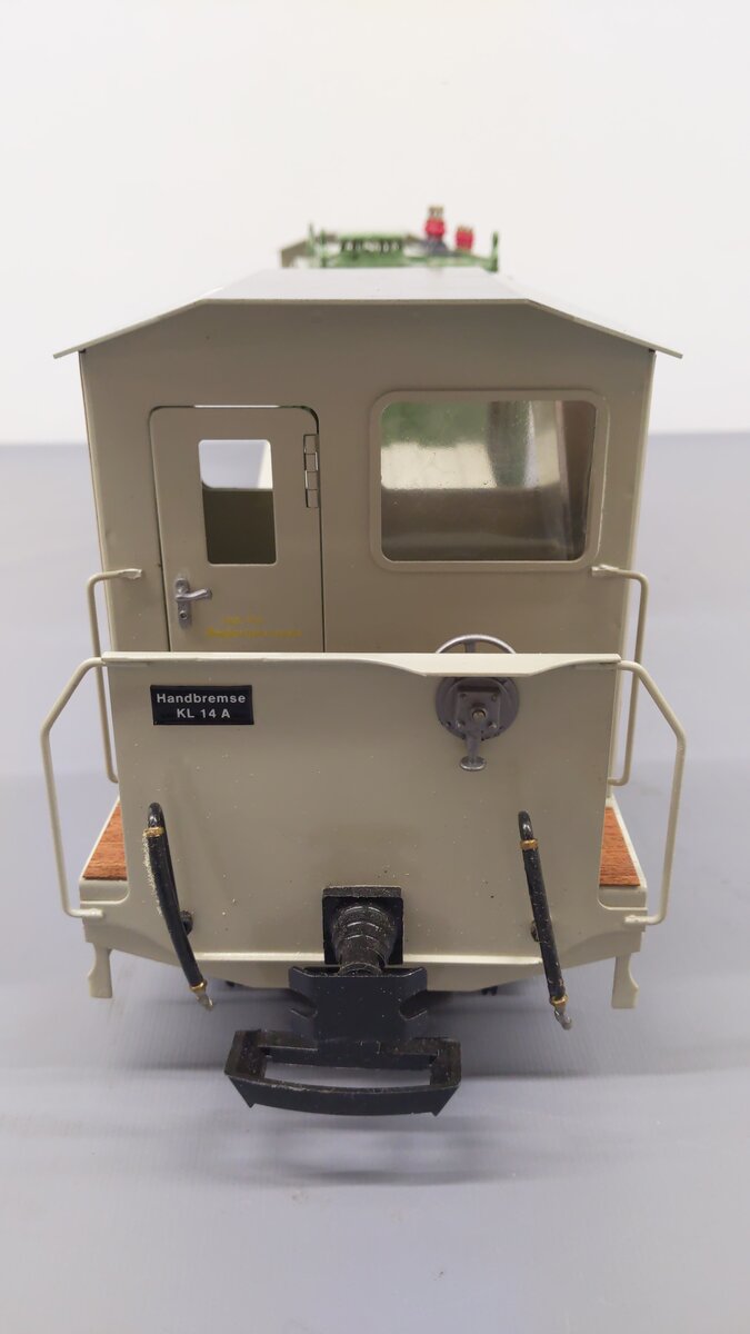 Magnus G Scale Depressed Center Flatcar w/AEG Transformer VG/Box