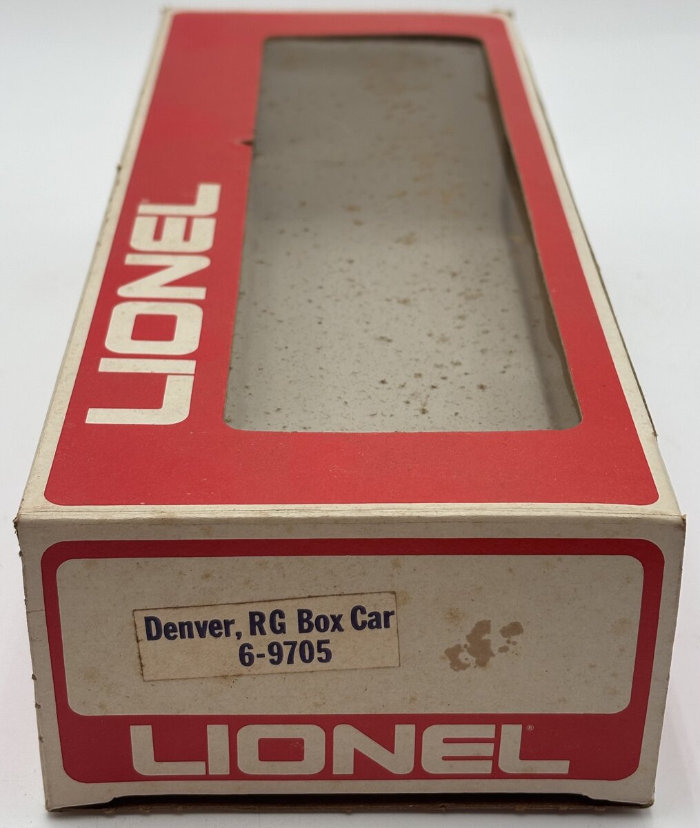 Lionel 6-9705 O Gauge Denver & Rio Grande Western Box Car EX/Box