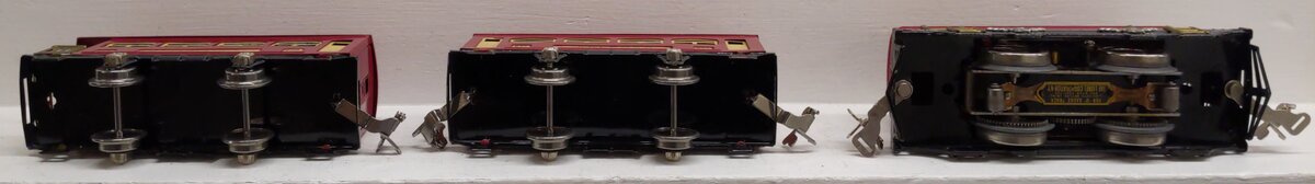 Lionel 292 Vintage O Prewar Electric Passenger Set: 248, 629, 630 EX