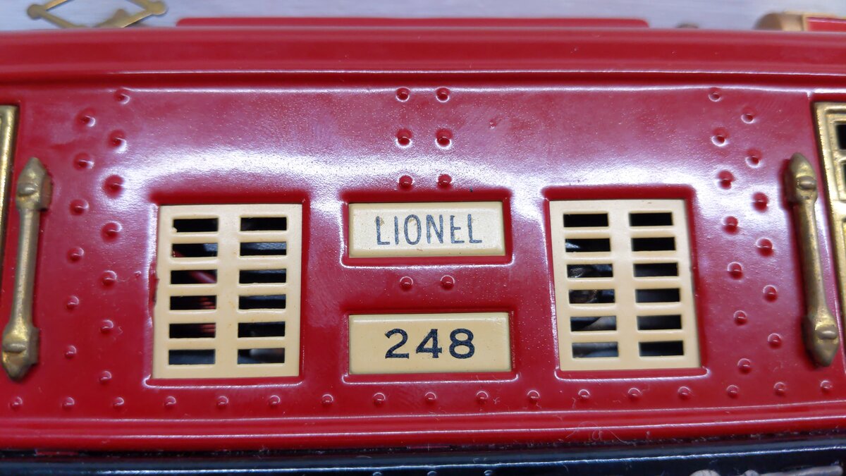 Lionel 292 Vintage O Prewar Electric Passenger Set: 248, 629, 630 EX