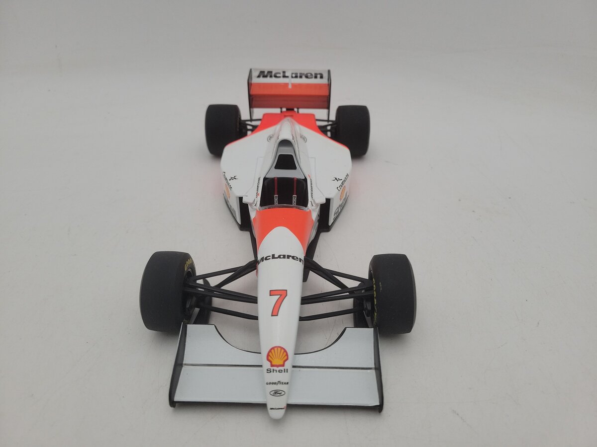 Model Art MP4/8 7 1:18 Scale "McLaren / Shell" F1 #7 Mario Andretti Diecast Car EX