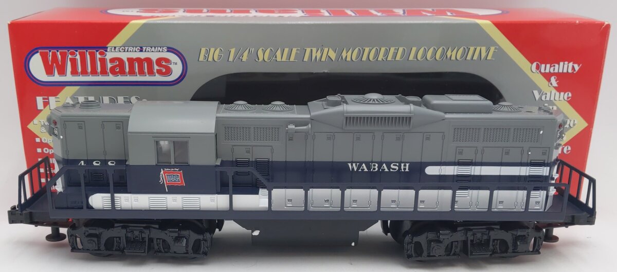 Williams GP9 O Gauge Wabash Power A Diesel Locomotive #488 W/ Horn VG/Box