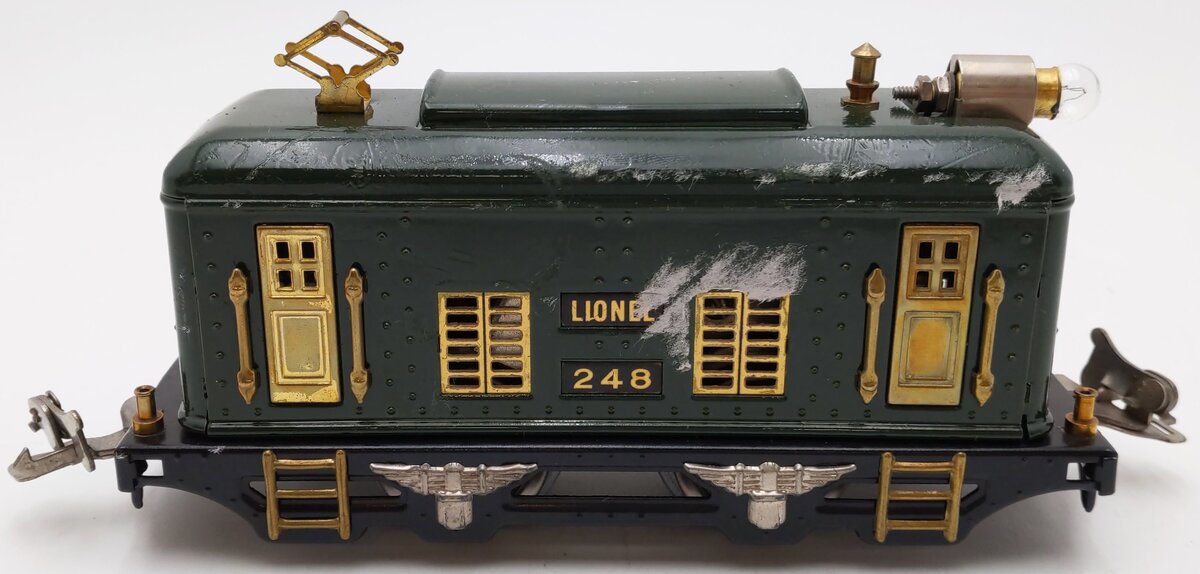 Lionel 248 Vintage O 0-4-0 Tinplate Powered Electric Locomotive