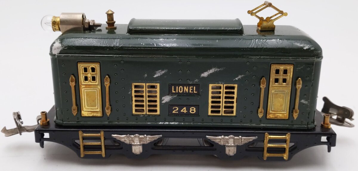 Lionel 248 Vintage O 0-4-0 Tinplate Powered Electric Locomotive