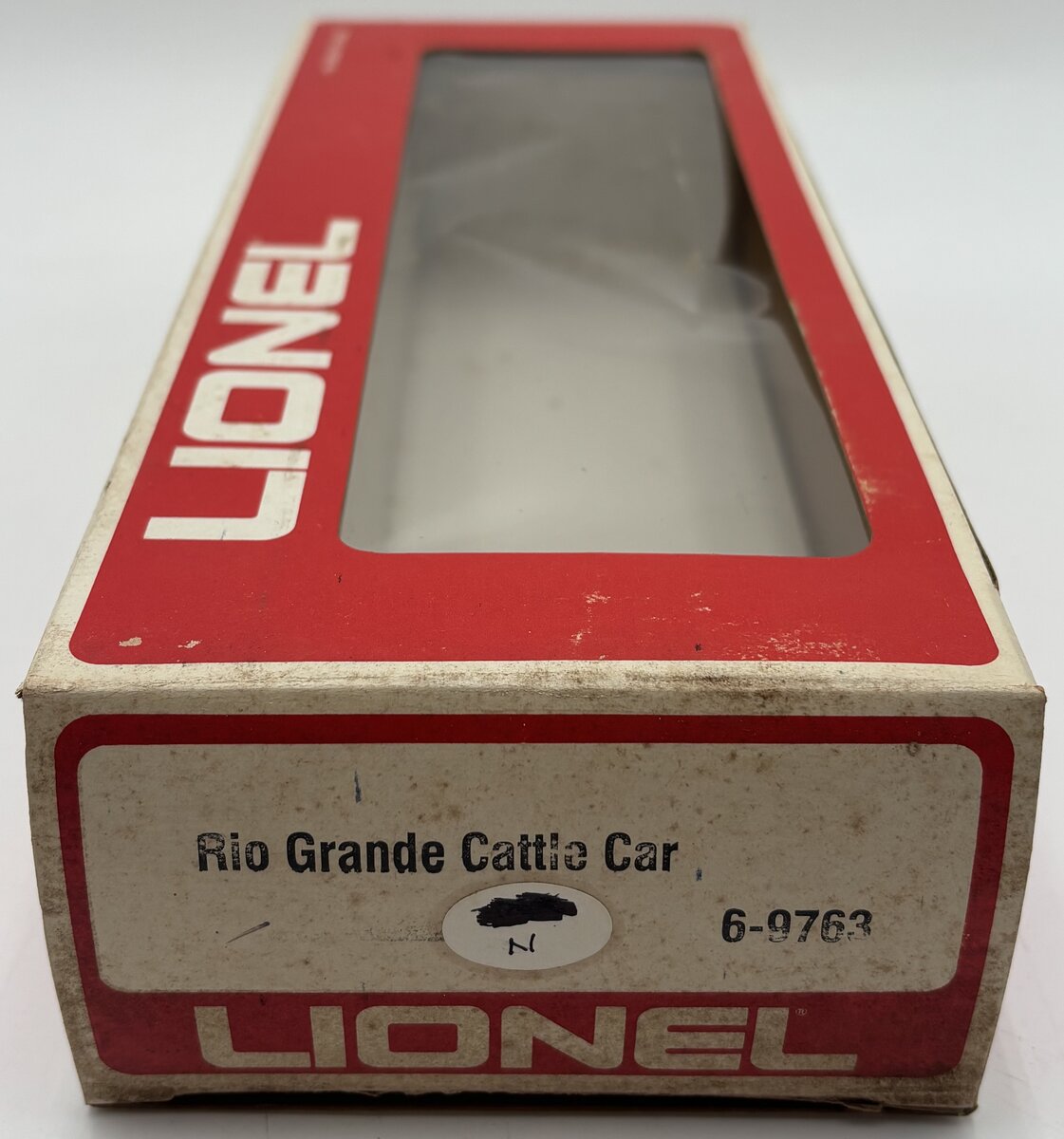 Lionel 6-9763 O Gauge Rio Grande Cattle Car #9763 EX/Box
