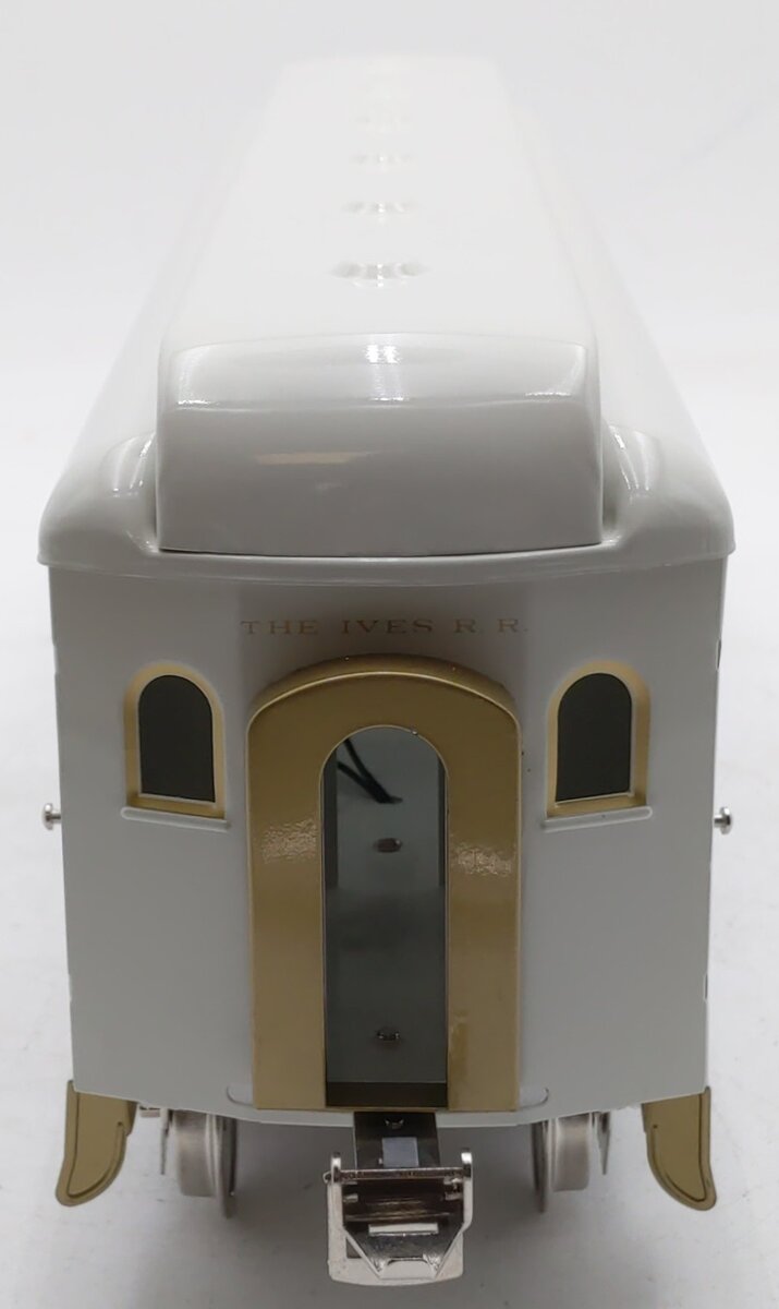 MTH 10-1155D Standard Gauge Ives White Observation Car #189-1 LN/Box