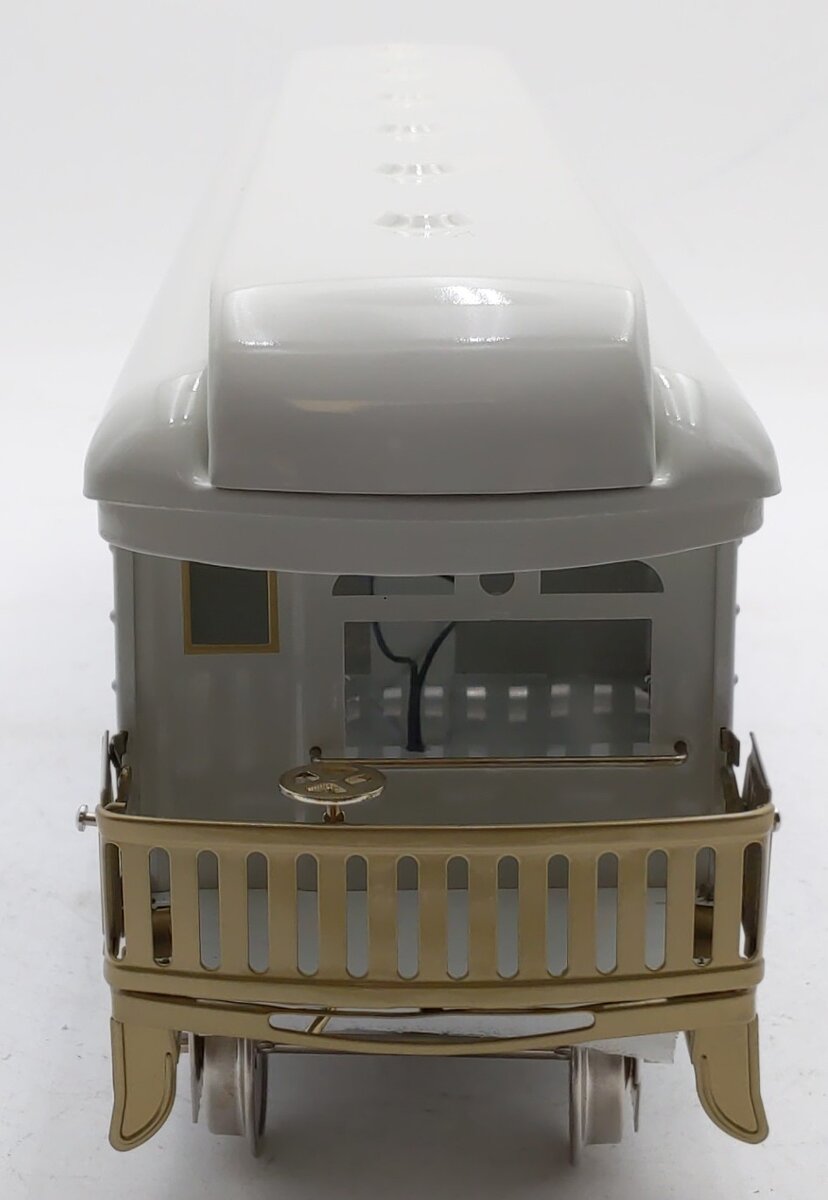 MTH 10-1155D Standard Gauge Ives White Observation Car #189-1 LN/Box
