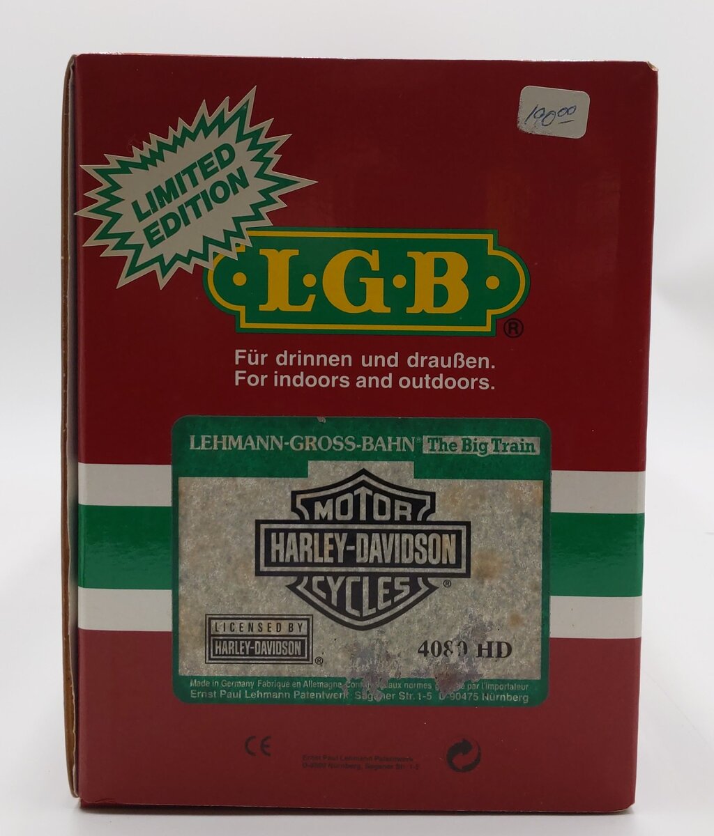 LGB 4080HD G Harley Davidson Limited Edition Single Dome Tank Car EX/Box