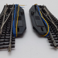 Marklin 2261 HO K Track Left & Right Hand Remote Switch Turnout EX