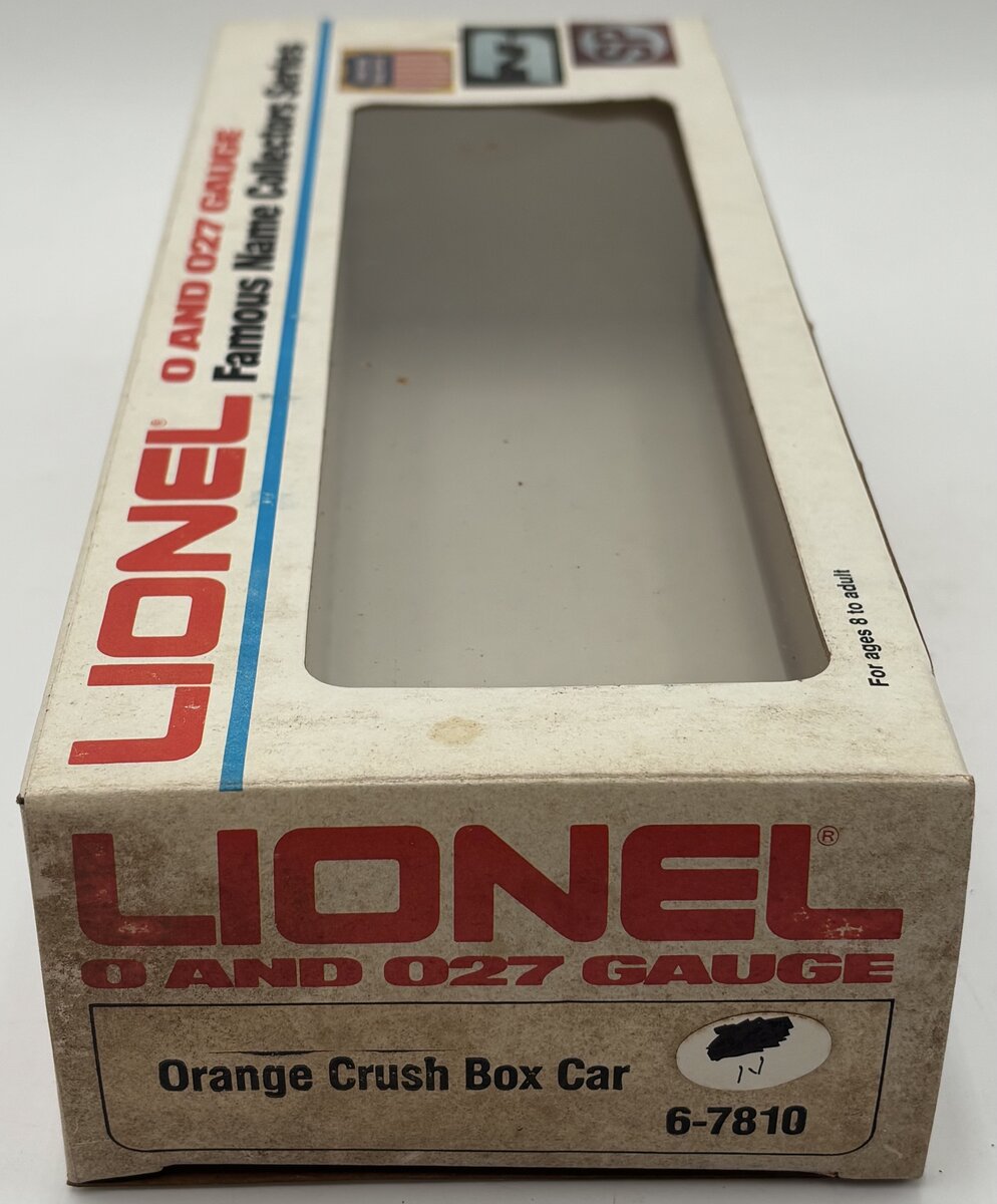 Lionel 6-7810 O Gauge Orange Crush Boxcar EX/Box