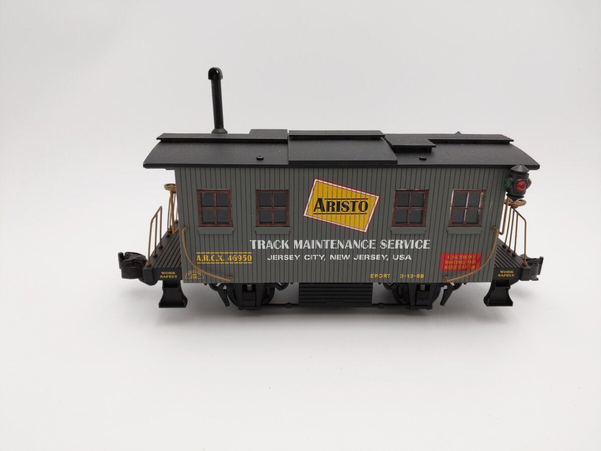 Aristo-Craft 46950 G Track Maint. Service Car - Plastic Wheels VG