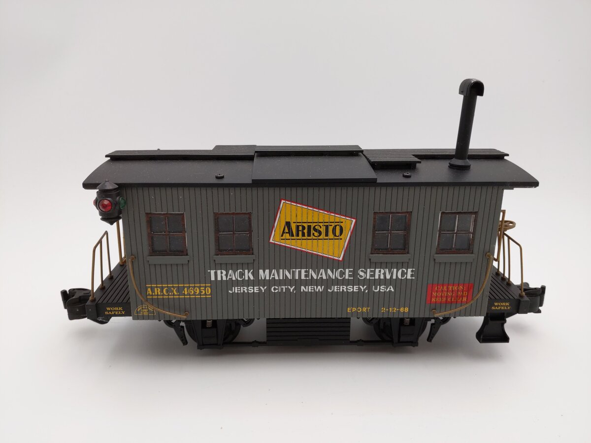 Aristo-Craft 46950 G Track Maint. Service Car - Plastic Wheels VG