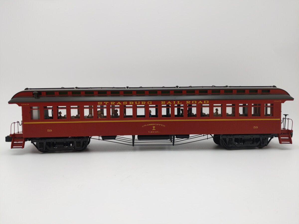 Lionel 2227031 O Gauge Strasburg Railroad Wood Coach #59 EX/Box