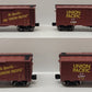 Menards 279-4546 O Union Pacific Boxcars: #11787, #11884, #11919, #11947 [4] LN