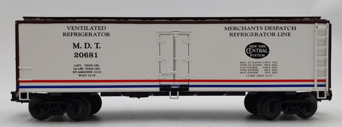 Weaver U3106 O Gauge NYC Refrigerator Car #20681 (3-Rail) EX/Box