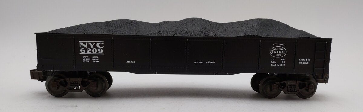 Lionel 6-6209 O Gauge New York Central Gondola w/Coal Load LN/Box