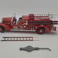 Road Signature 20178r 1:24 Scale '38 Ahrens Fox VC Fire Engine Diecast Red Truck VG