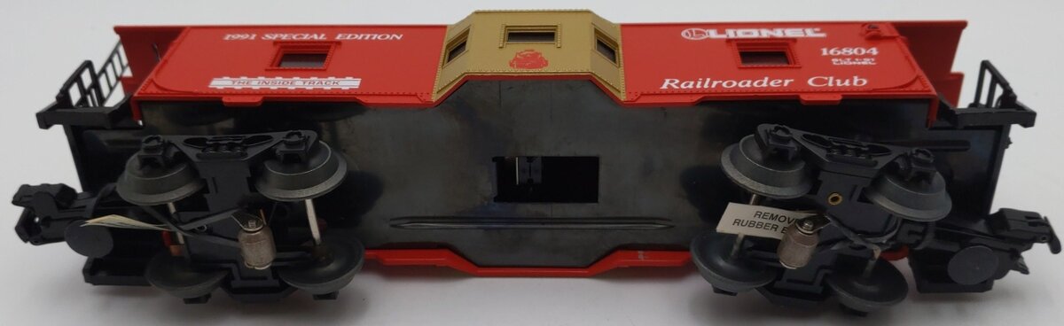 Lionel 6-16804 O Gauge Lionel Railroader Club Bay Window Caboose #16804 EX/Box