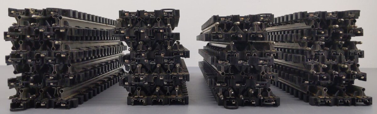 K-Line K-0736 O Gauge SuperSnap 10" Straight Track Sections [31] VG