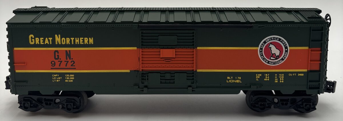 Lionel 6-9772 O Gauge Great Northern Boxcar EX/Box