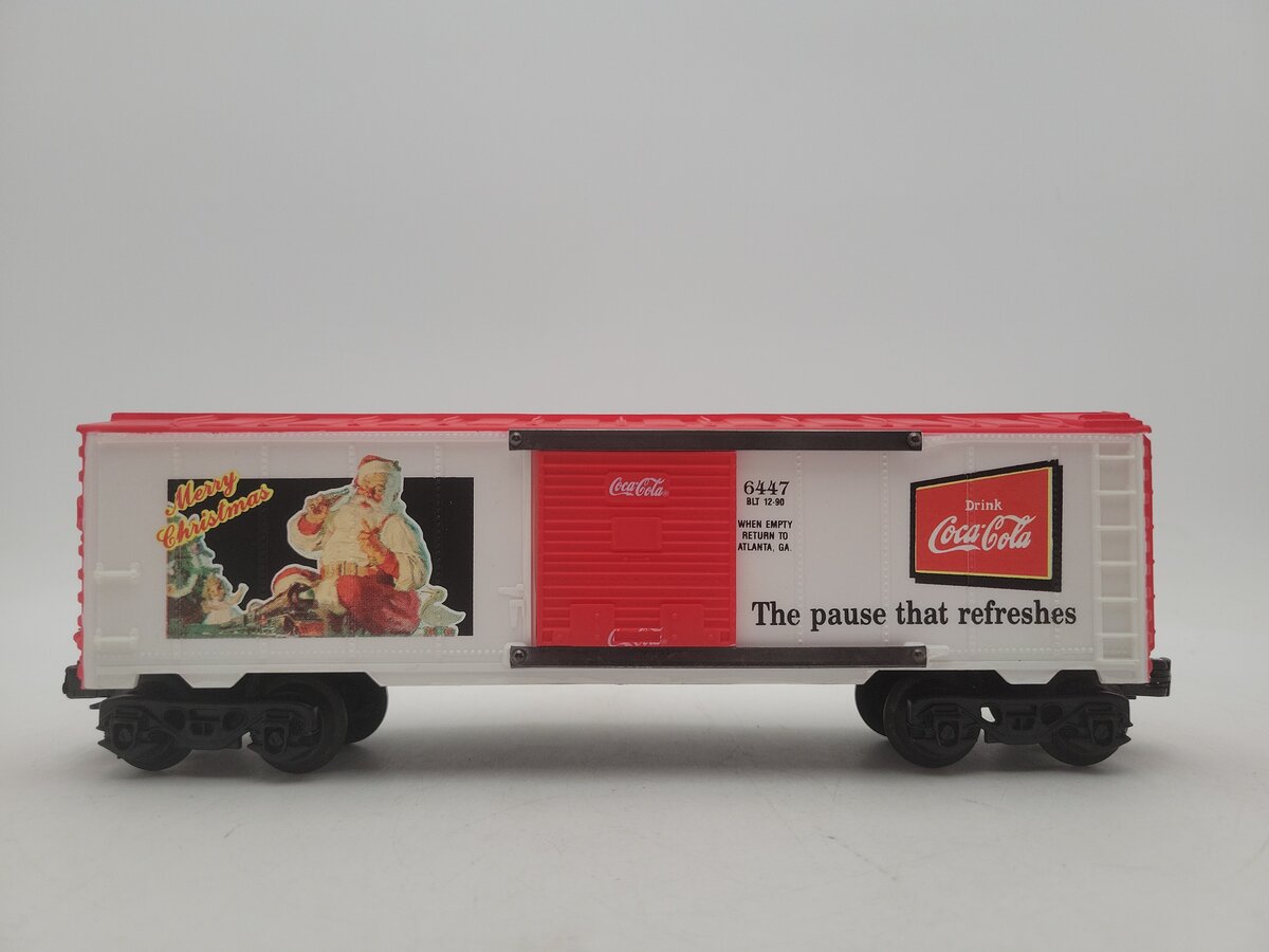 K-Line K-6447 O Gauge Merry Christmas Coca-Cola Boxcar EX/Box