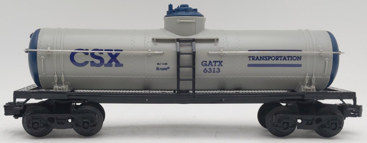 K-Line K6313 O Gauge CSX Single Dome Tank Car EX/Box