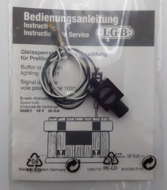 LGB 10310 G Scale Lighted Bumper LN/Box