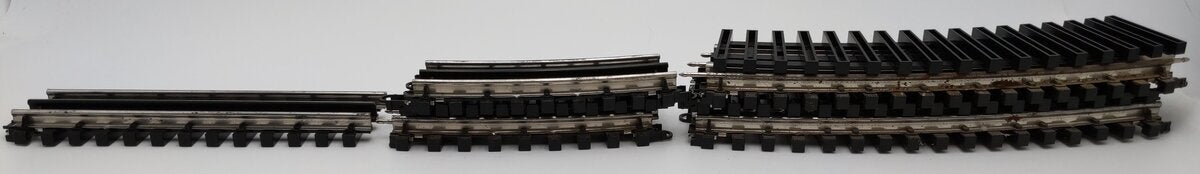 K-Line O Gauge SuperSnap Straight & Curved Track Sections [34] VG