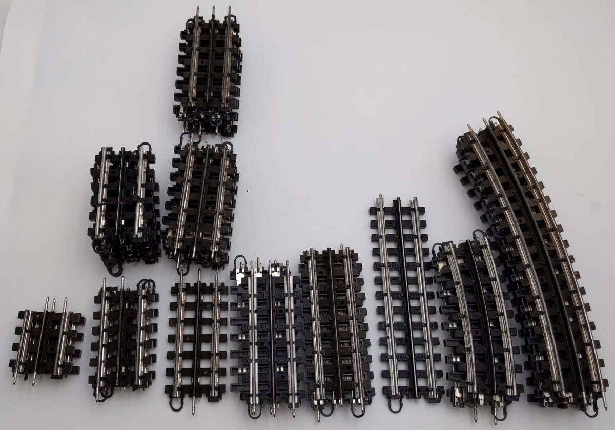 K-Line O Gauge SuperSnap Straight & Curved Track Sections [34] VG