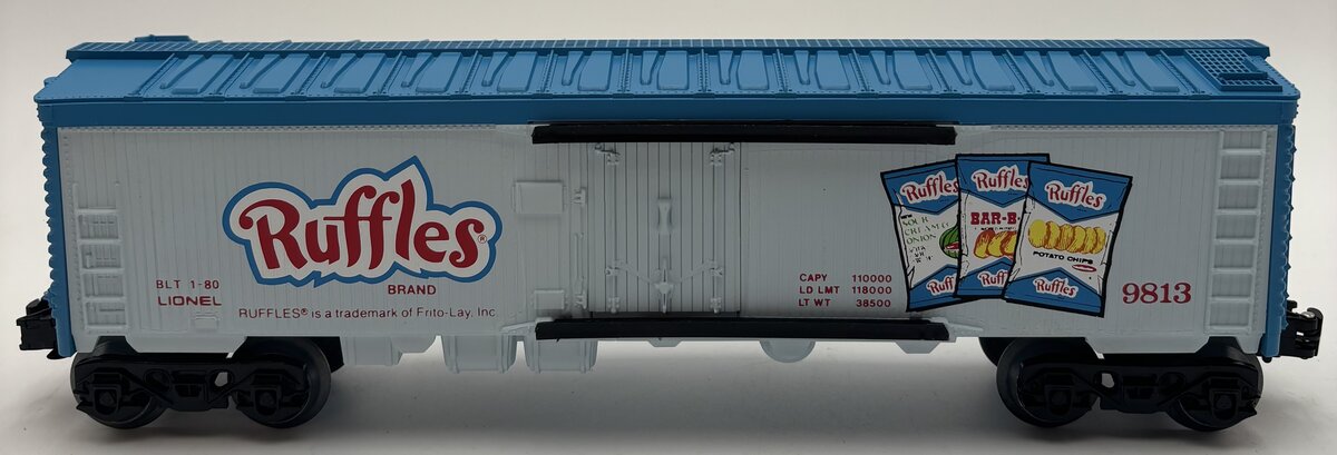 Lionel 6-9813 O Gauge Ruffles Potato Chips Billboard Reefer Car #9813 EX/Box