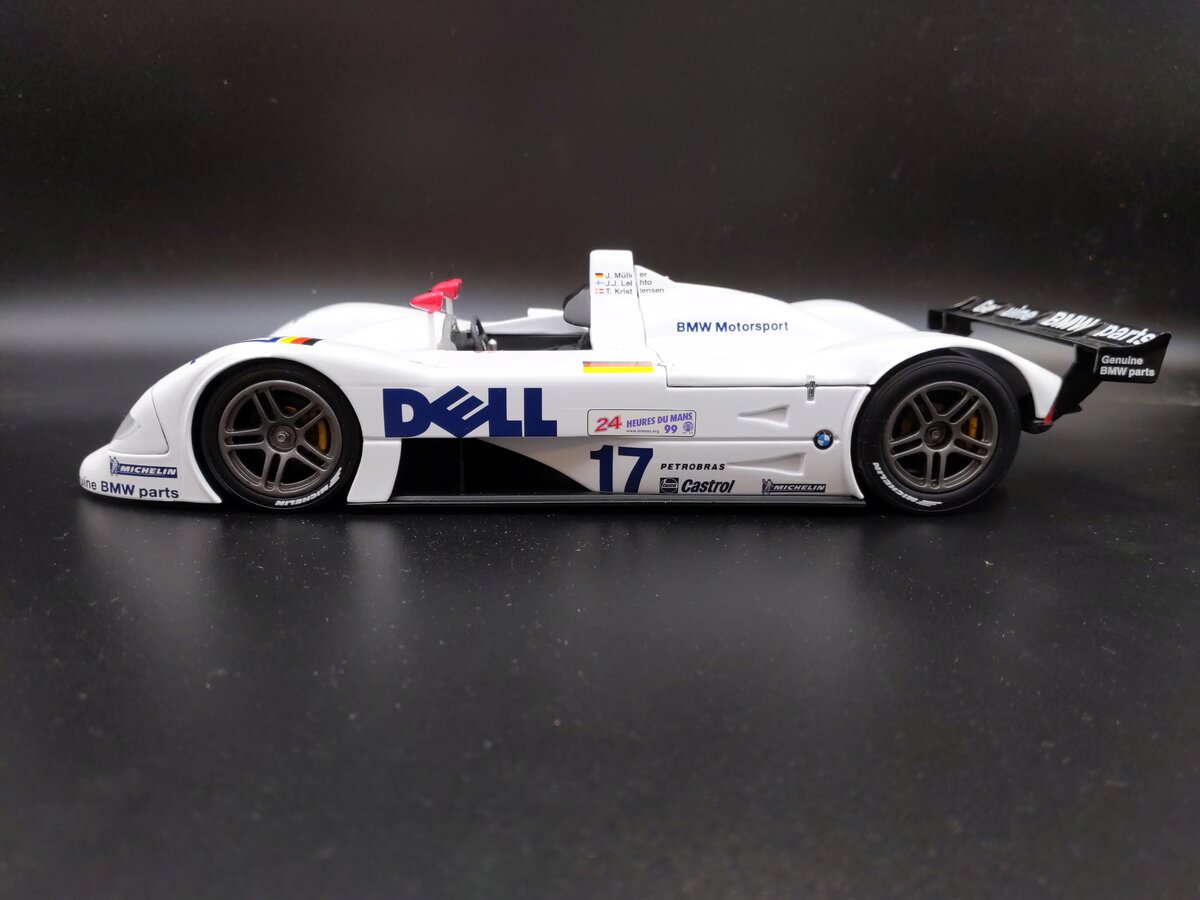 Kyosho 1:18 Scale Diecast 1999 BMW Motorsport V12 LMR Le Mans DELL #17 EX