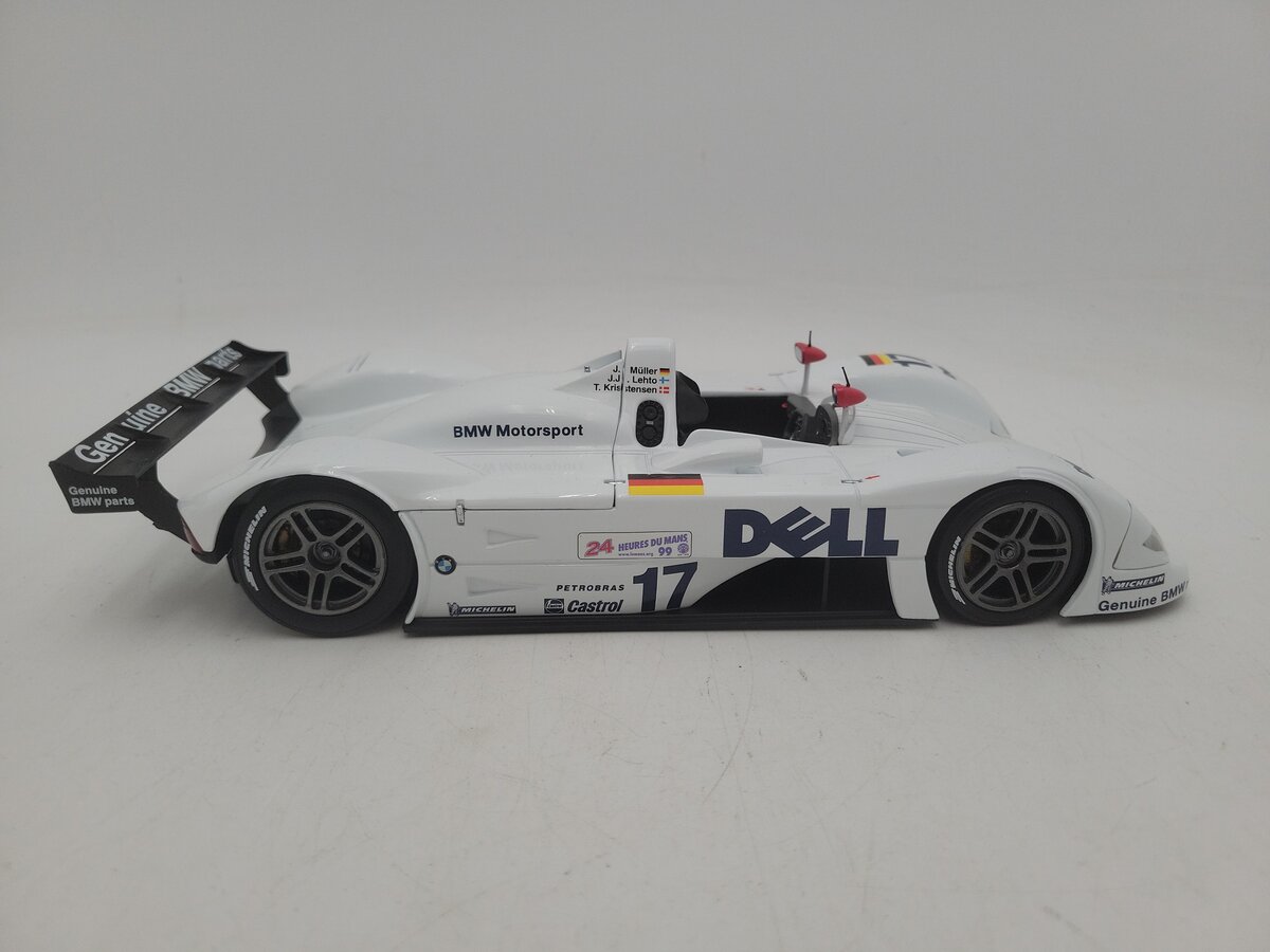 Kyosho 1:18 Scale Diecast 1999 BMW Motorsport V12 LMR Le Mans DELL #17 EX