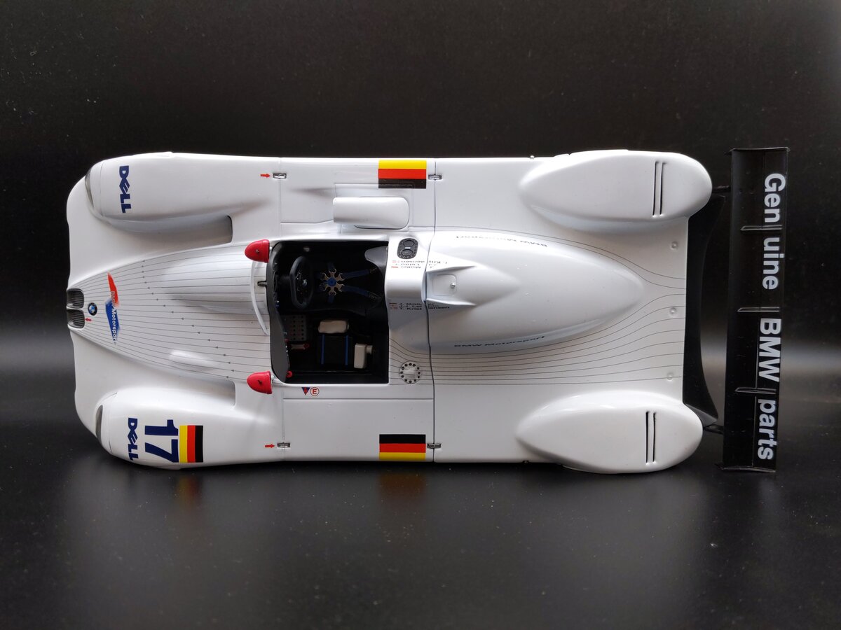 Kyosho 1:18 Scale Diecast 1999 BMW Motorsport V12 LMR Le Mans DELL #17 EX