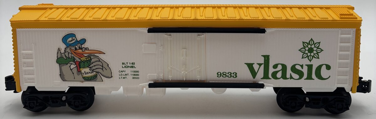 Lionel 6-9833 O Gauge Vlasic Pickles Billboard Reefer Car #9833 EX/Box
