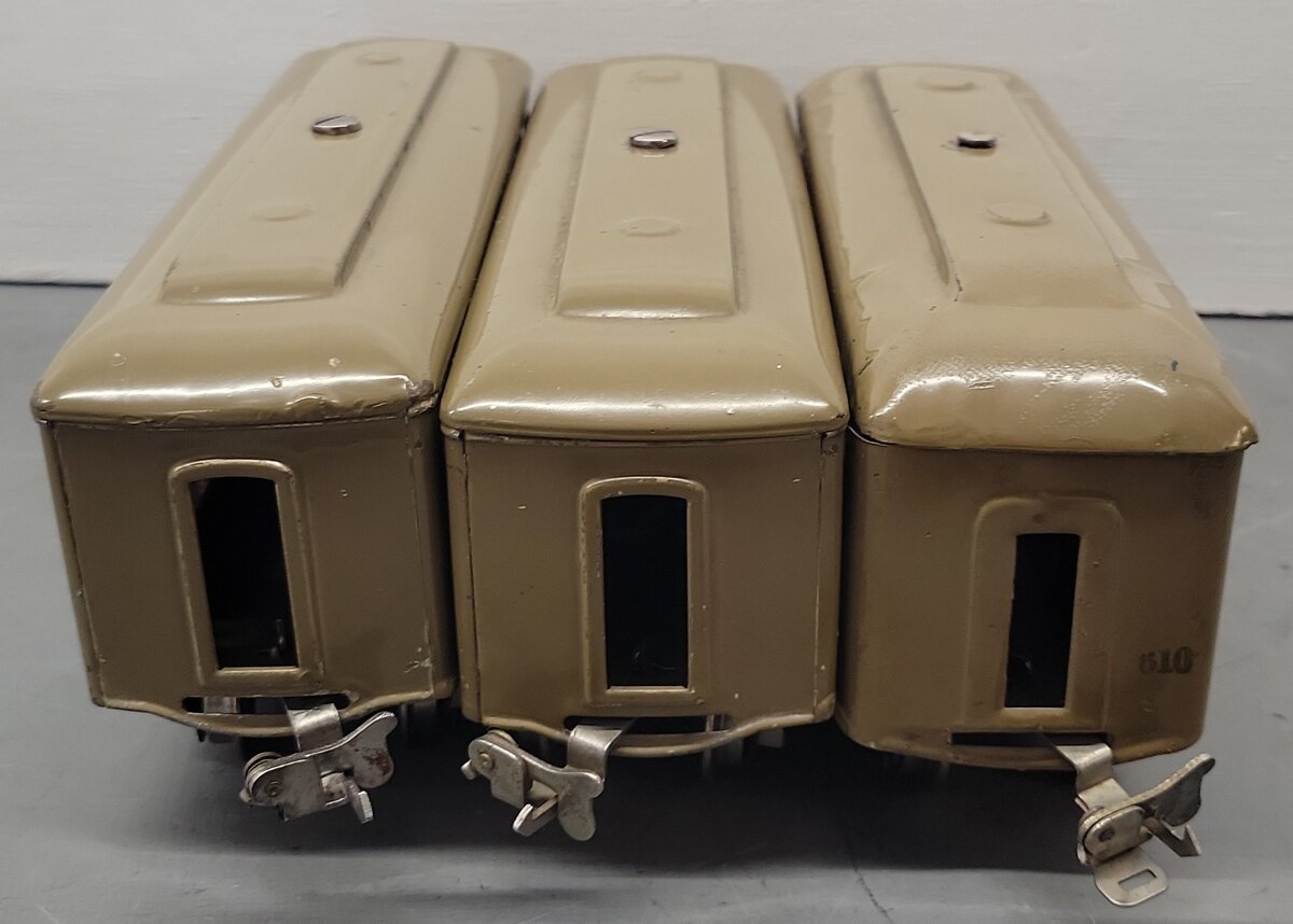 Lionel Vintage O Prewar Mojave Tinplate Passenger Cars 610, 612 [3]
