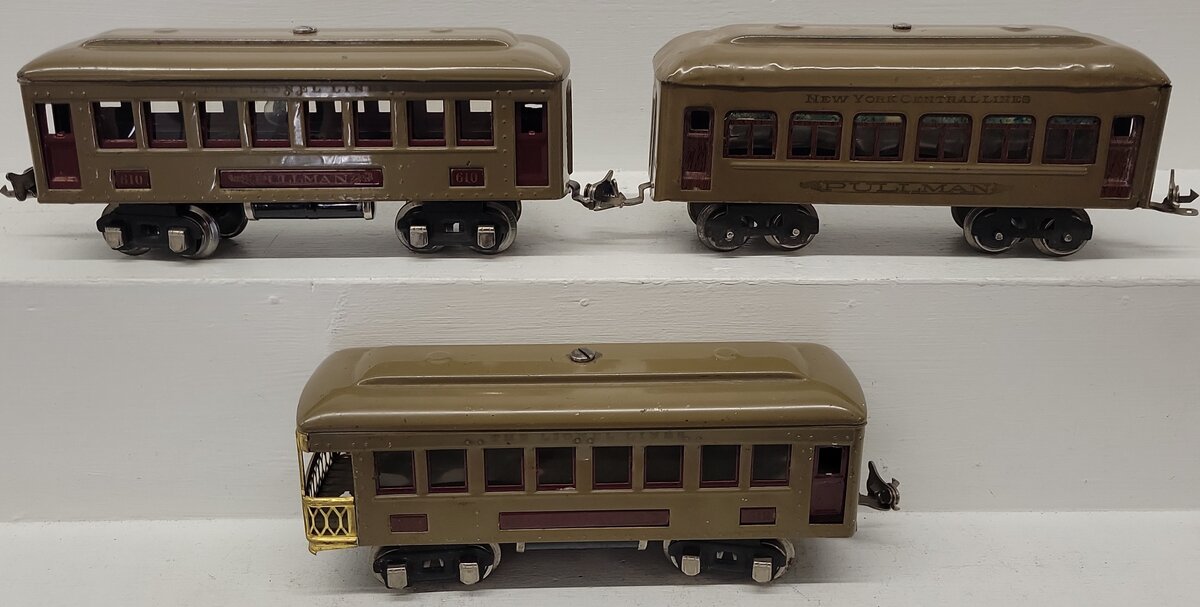Lionel Vintage O Prewar Mojave Tinplate Passenger Cars 610, 612 [3]