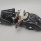 Sun Star 2401 1:18 Scale Black 1938 Horch 855 Special Roadster Diecast Vehicle EX